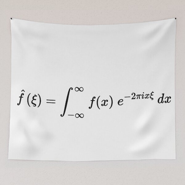 Item preview, fourier transform equation, calculus and math designed and sold by NoetherSym.