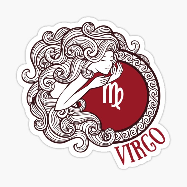 Virgo Astrology Sticker