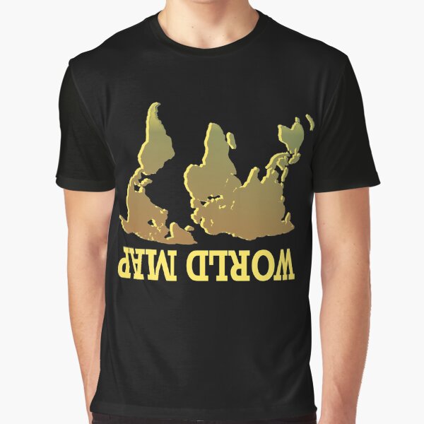 Item preview, Upside Down Map - Funny world T-shirt designed and sold by FunnyDSN.