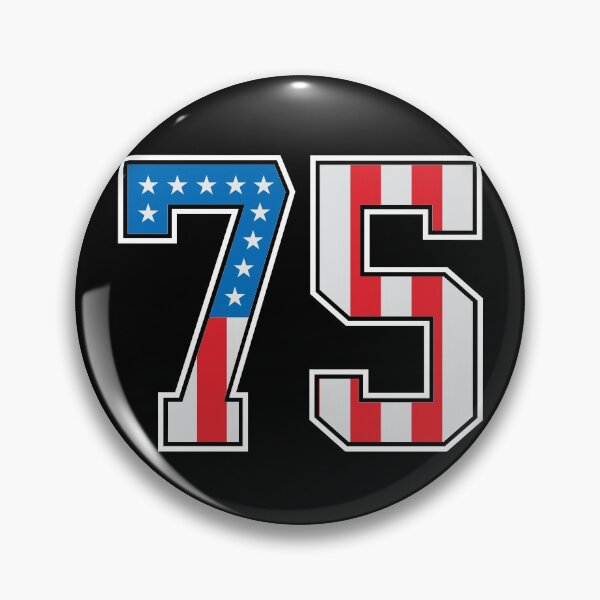 Item preview, 75 American Lucky Number Seventy-five United States Flag designed and sold by Urosek.