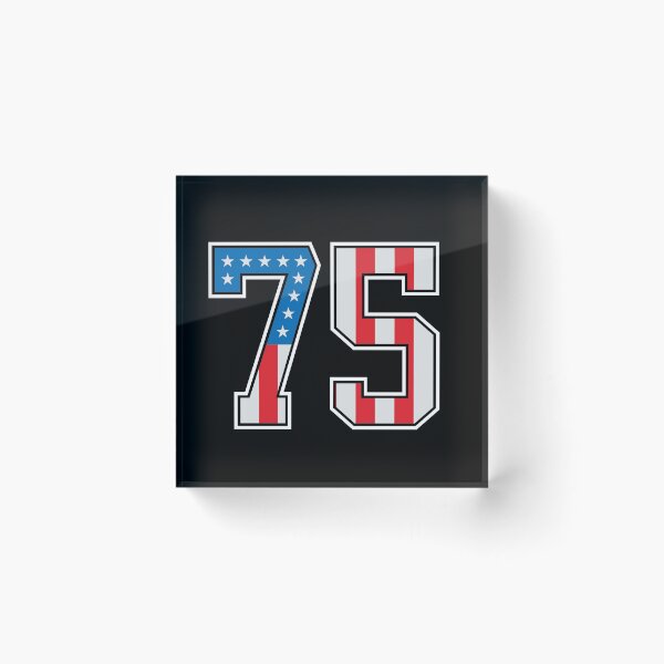 Item preview, 75 American Lucky Number Seventy-five United States Flag designed and sold by Urosek.