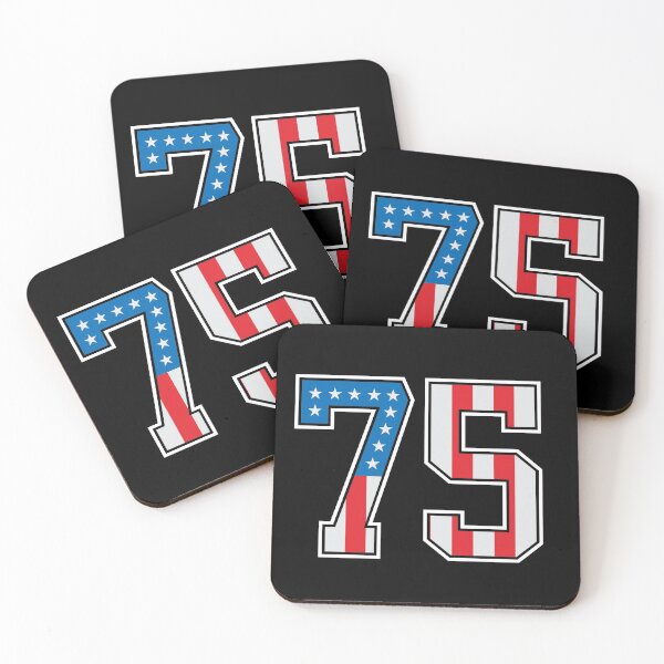 Item preview, 75 American Lucky Number Seventy-five United States Flag designed and sold by Urosek.