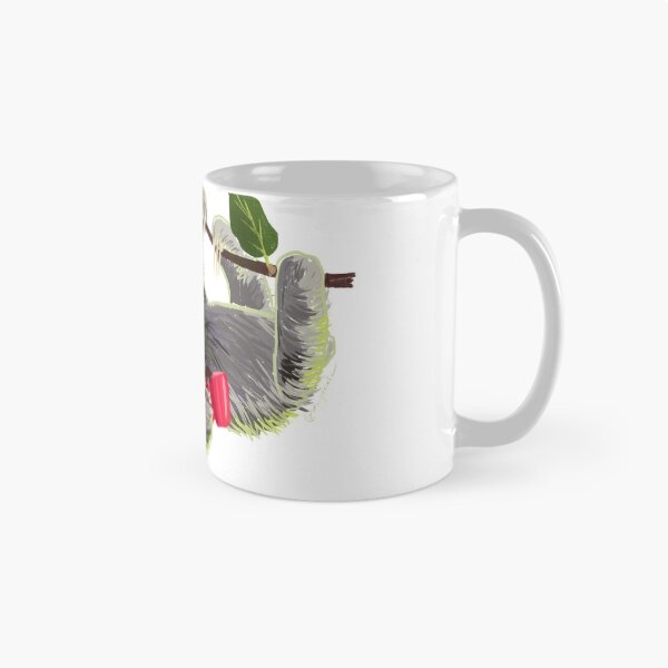 Item preview, Funny sloth with coffee mug. Coffee lover gift designed and sold by orangerinka.