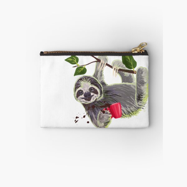 Item preview, Funny sloth with coffee mug. Coffee lover gift designed and sold by orangerinka.