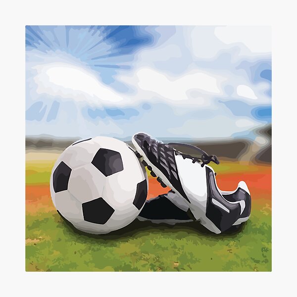 Item preview, soccer ball and cleats designed and sold by Angela C.
