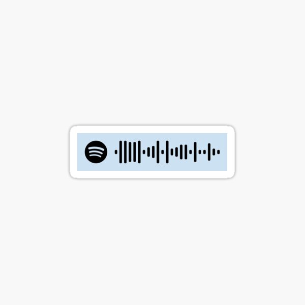 Greek Tragedy - The Wombats Spotify Code Sticker Sticker
