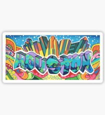 Houston Graffiti Sticker Sticker
