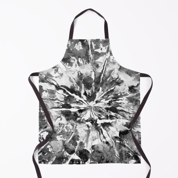 Item preview, White & Black Tie-Dye Colored Pattern Design // Hand Painted Mandala Multi Media Abstract designed and sold by AEJdesign.