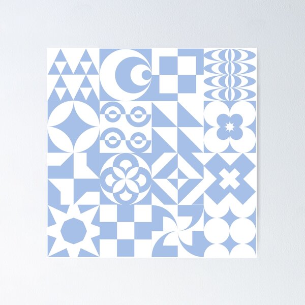 Item preview, Geometric Blue designed and sold by Darlydesign.
