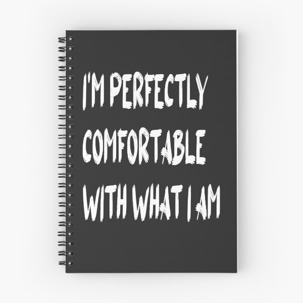 Item preview, i'm perfectly comfortable with what i am T-shirt , be confident, self trust designed and sold by siimpple.