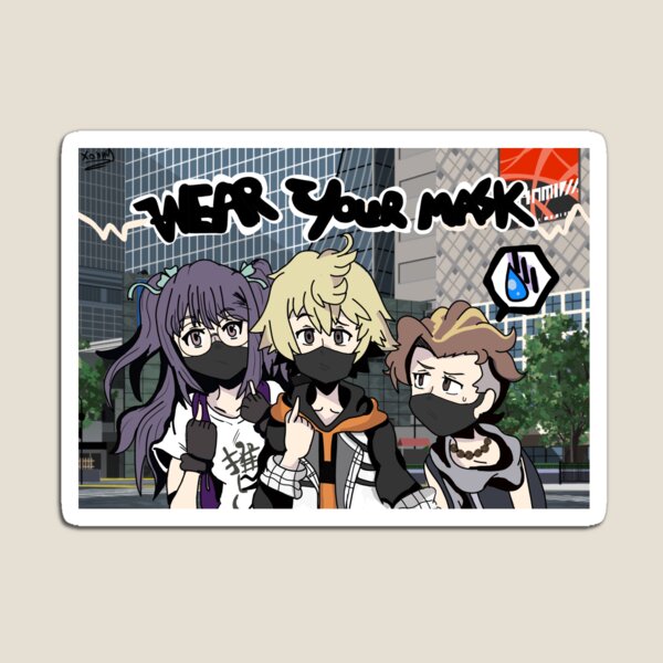 Item preview, TWEWY - Wear Your Mask! designed and sold by Xohny-Art.