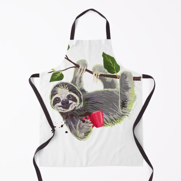Item preview, Funny sloth with coffee mug. Coffee lover gift designed and sold by orangerinka.
