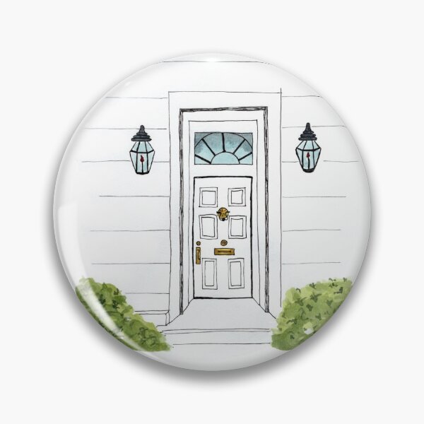 Item preview, Charleston South Carolina Urban Sketch With Watercolor - Door designed and sold by CNoelJ.