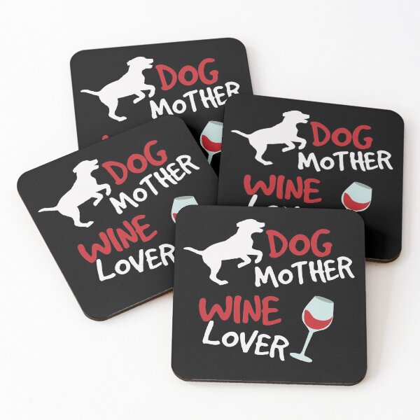 Item preview, Dog Mother, Wine Lover designed and sold by Illustragrump.