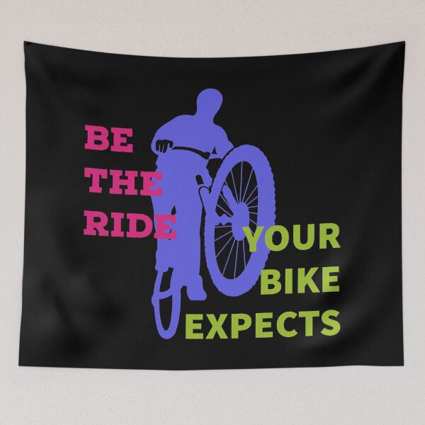 Item preview, Be the ride your bike expects desin | ride a bike | love my bicycle featuring orange bicycle rider designed and sold by TatianaLG.
