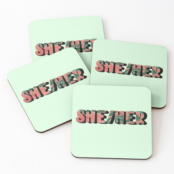Item preview, Watermelon She/Her Pronoun designed and sold by EuropaPrints.