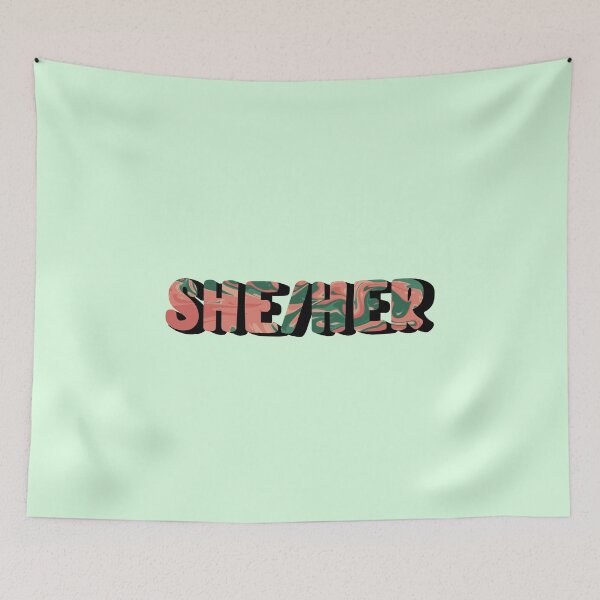 Item preview, Watermelon She/Her Pronoun designed and sold by EuropaPrints.