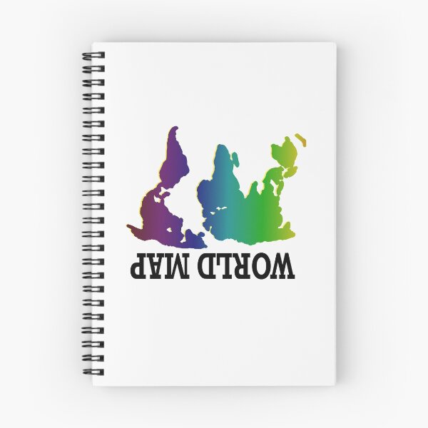 Item preview,  Upside down map - Funny world Sticker designed and sold by FunnyDSN.