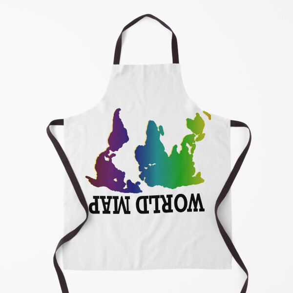 Item preview, Upside down map - Funny world Sticker designed and sold by FunnyDSN.