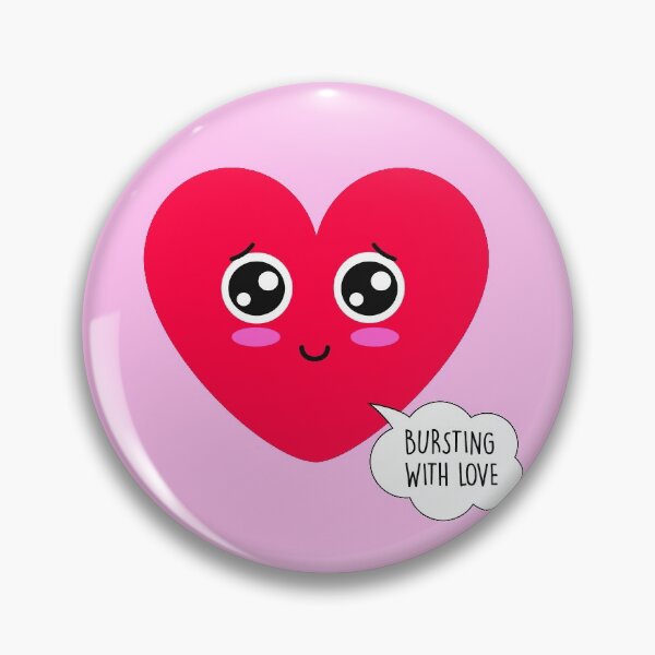 Item preview, Bursting with love - Funny Valentines Day designed and sold by HappyLime.
