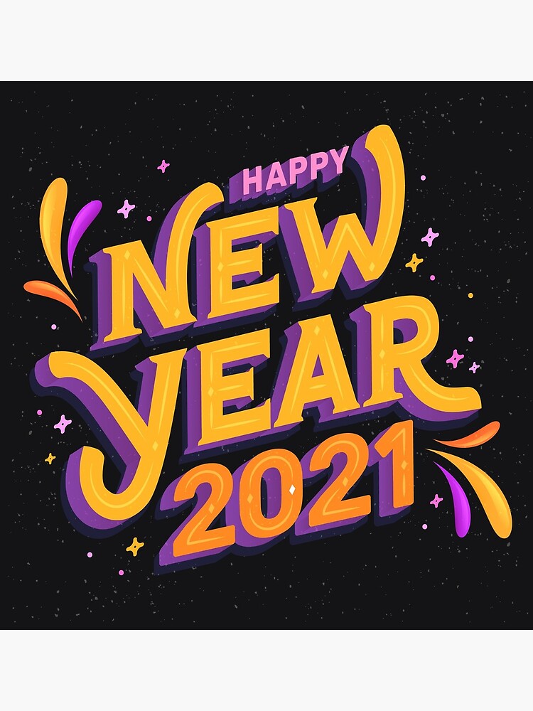 Thumbnail 2 of 2, Greeting Card, happy new year 2021 designed and sold by th3profamer.