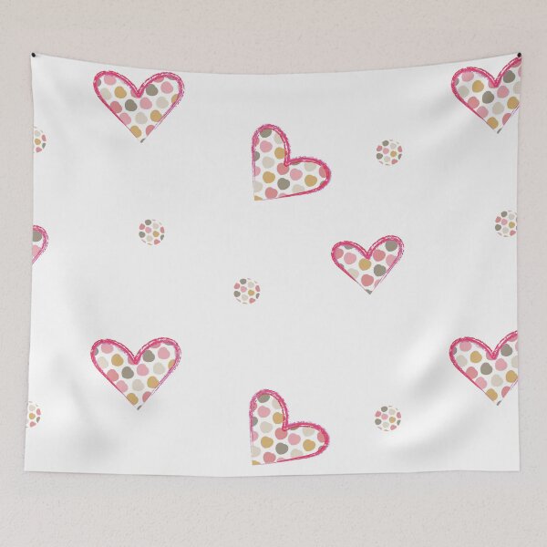 Item preview, A Simple seamless texture with colorful hearts for valentine's day. designed and sold by Victoria Riabov.