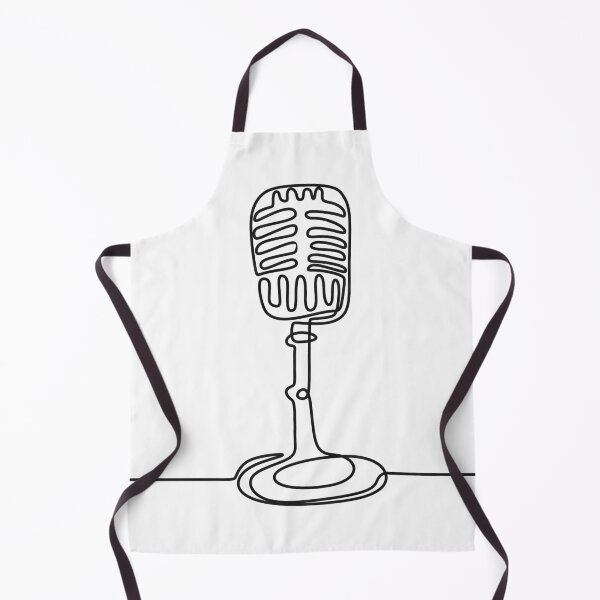 Item preview, Microphone Line Art designed and sold by GBREAL01.