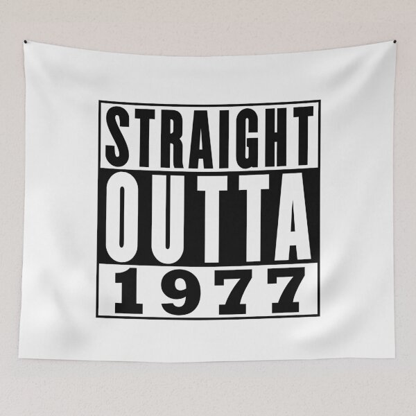 Item preview, Straight Outta 1977 Birthday designed and sold by RandomStuffShop.