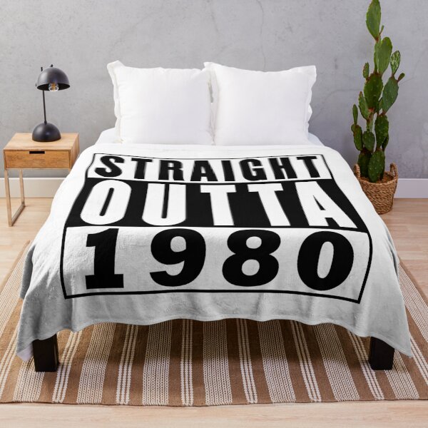 Item preview, Straight Outta 1980 Birthday designed and sold by RandomStuffShop.