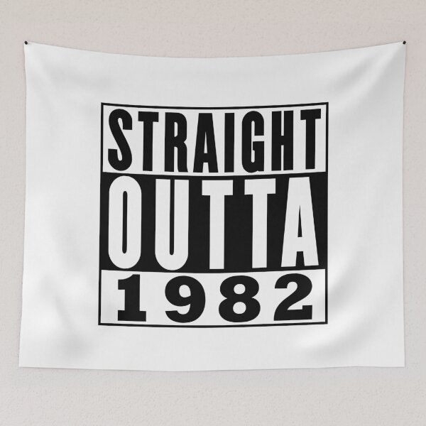 Item preview, Straight Outta 1982 Birthday designed and sold by RandomStuffShop.