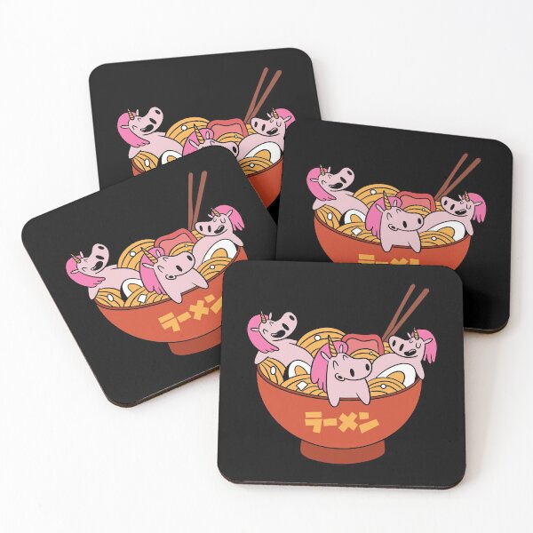Item preview, Unicorns In Ramen Bowl Eating Ramen designed and sold by OnepixArt.