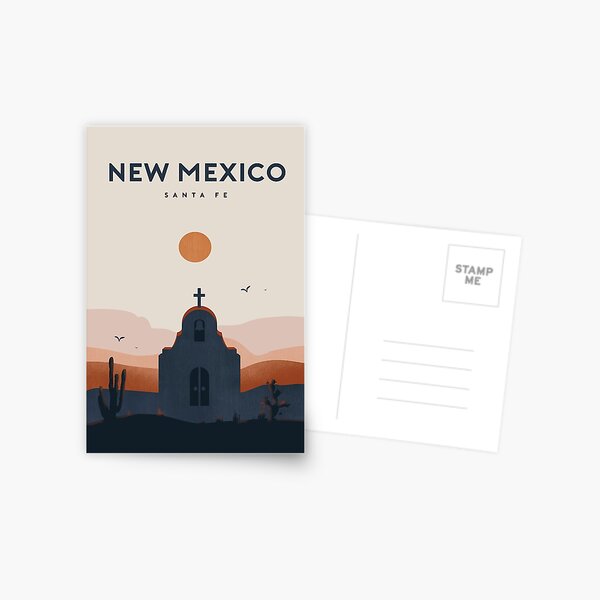Item preview, New Mexico travel poster designed and sold by Arctic frame studio.