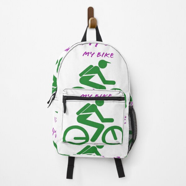 Item preview, My bike is my life desin | ride a bike | love my bicycle featuring orange bicycles designed and sold by TatianaLG.