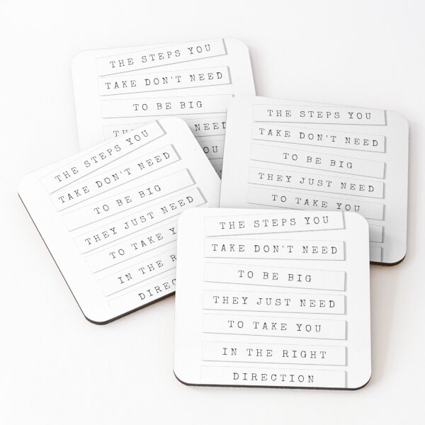 Item preview, THE STEPS YOU TAKE QUOTE designed and sold by Agent34.