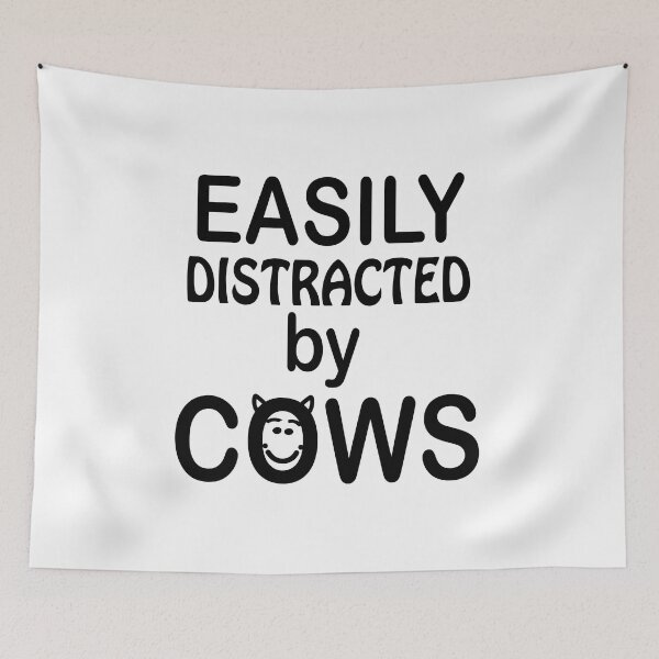 Item preview, Easily Distracted by Cows Shirt designed and sold by BoxHM.