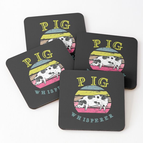 Item preview, Vintage Retro Pig Lover Whisperer T-Shirt Farmer Gift designed and sold by Zavola.
