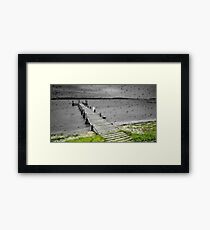 Water on the lens 01 Framed Print