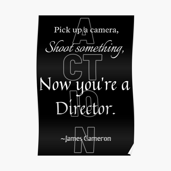 Now You're A Director Poster