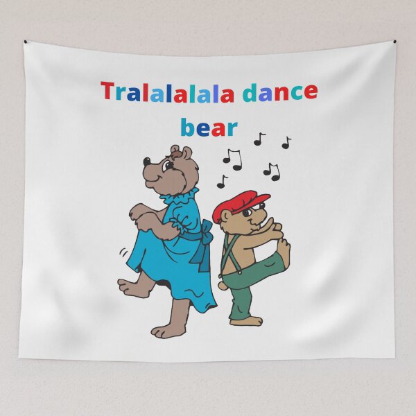 Item preview, Tralalalala dance bear   designed and sold by cute105.