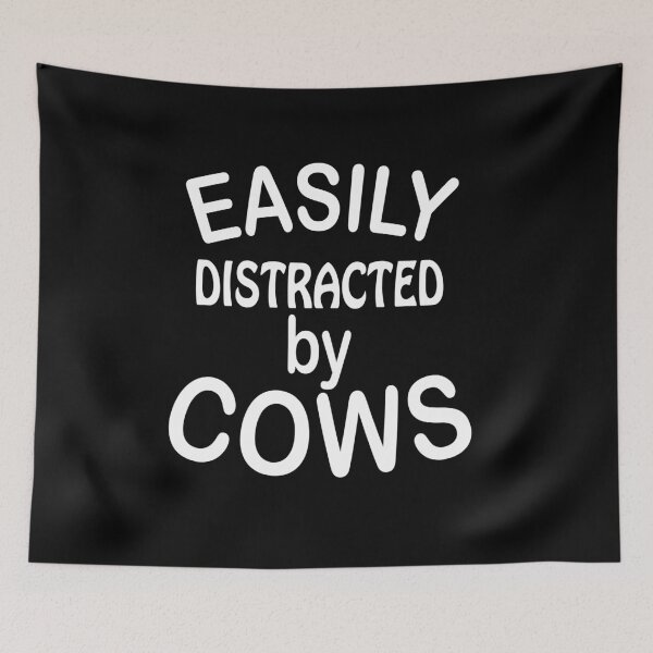 Item preview, Easily Distracted by Cows Shirt designed and sold by BoxHM.