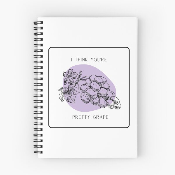 Item preview, "I Think You're Pretty Grape" designed and sold by eleniboulou.
