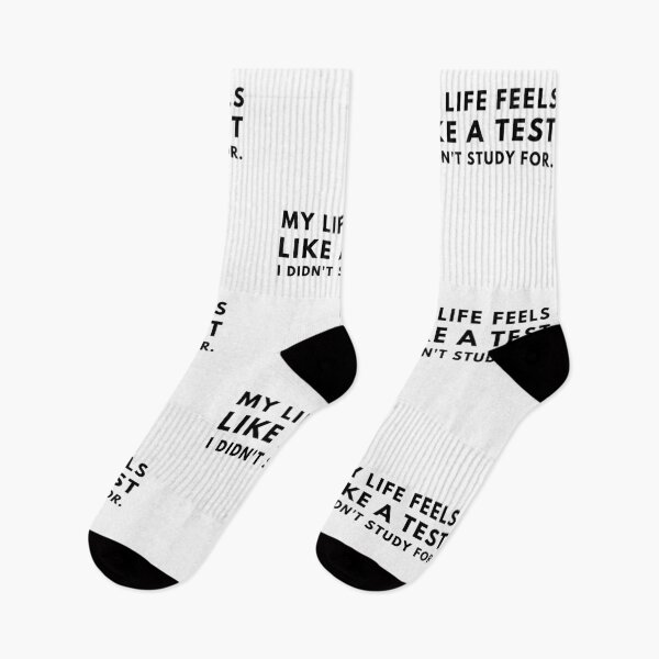 Item preview, My Life Feels Like A Test. I Didn't Study For - Black designed and sold by ArtStore20.