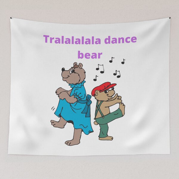 Item preview,  Tralalalala dance bear 2 designed and sold by cute105.