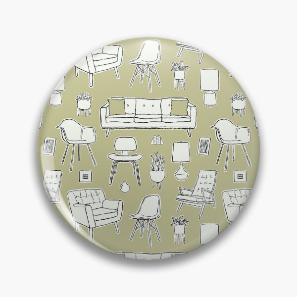 Item preview, Mid-Century Living | in Sage designed and sold by Cherilyn Colbert.