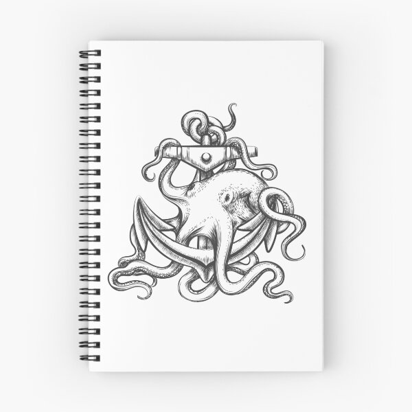 Item preview, Octopus and Anchor designed and sold by devaleta.