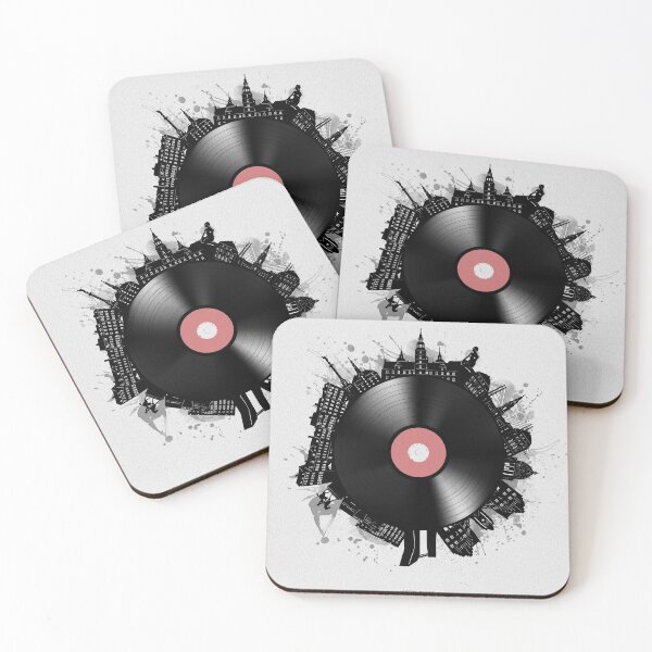 Item preview, copenhagen skyline vinyl designed and sold by BekimART2.