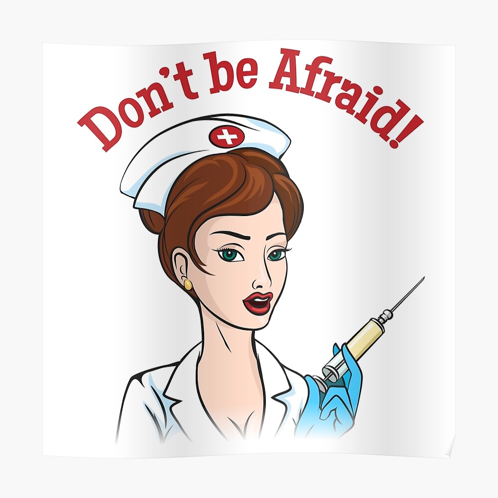 Nurse with injection syringe Nurse with injection syringe