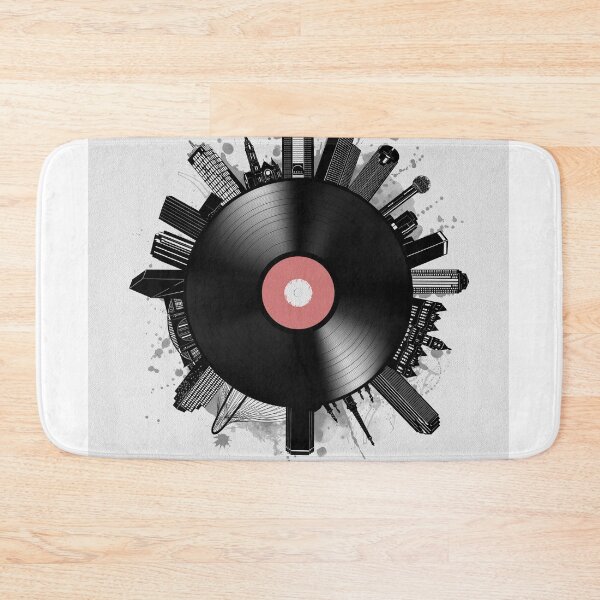 Item preview, dallas skyline vinyl designed and sold by BekimART2.
