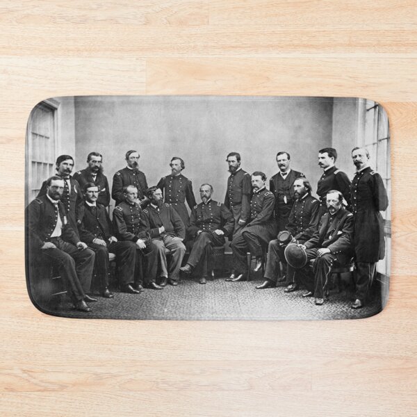 Item preview, General George Meade and His Staff - Civil War 1865 designed and sold by warishellstore.
