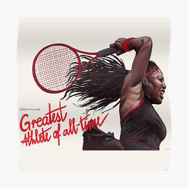 Serena Williams 9 American Tennis Player Poster Sport Star Lady Photo Motivation 